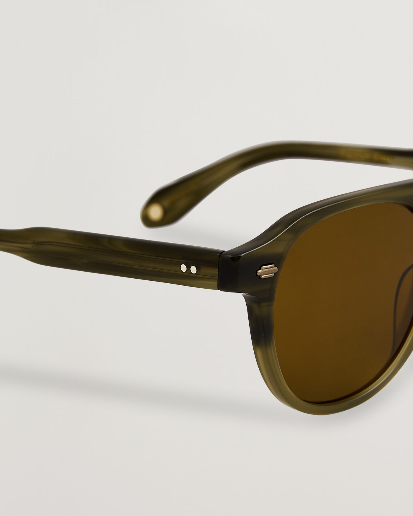 Heren | Pre-owned Accessoires | Pre-owned | Garrett Leight Harding Sunglasses Army Drift