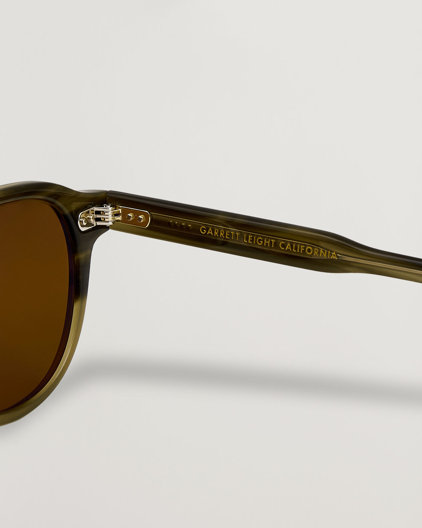 Heren | Pre-owned Accessoires | Pre-owned | Garrett Leight Harding Sunglasses Army Drift