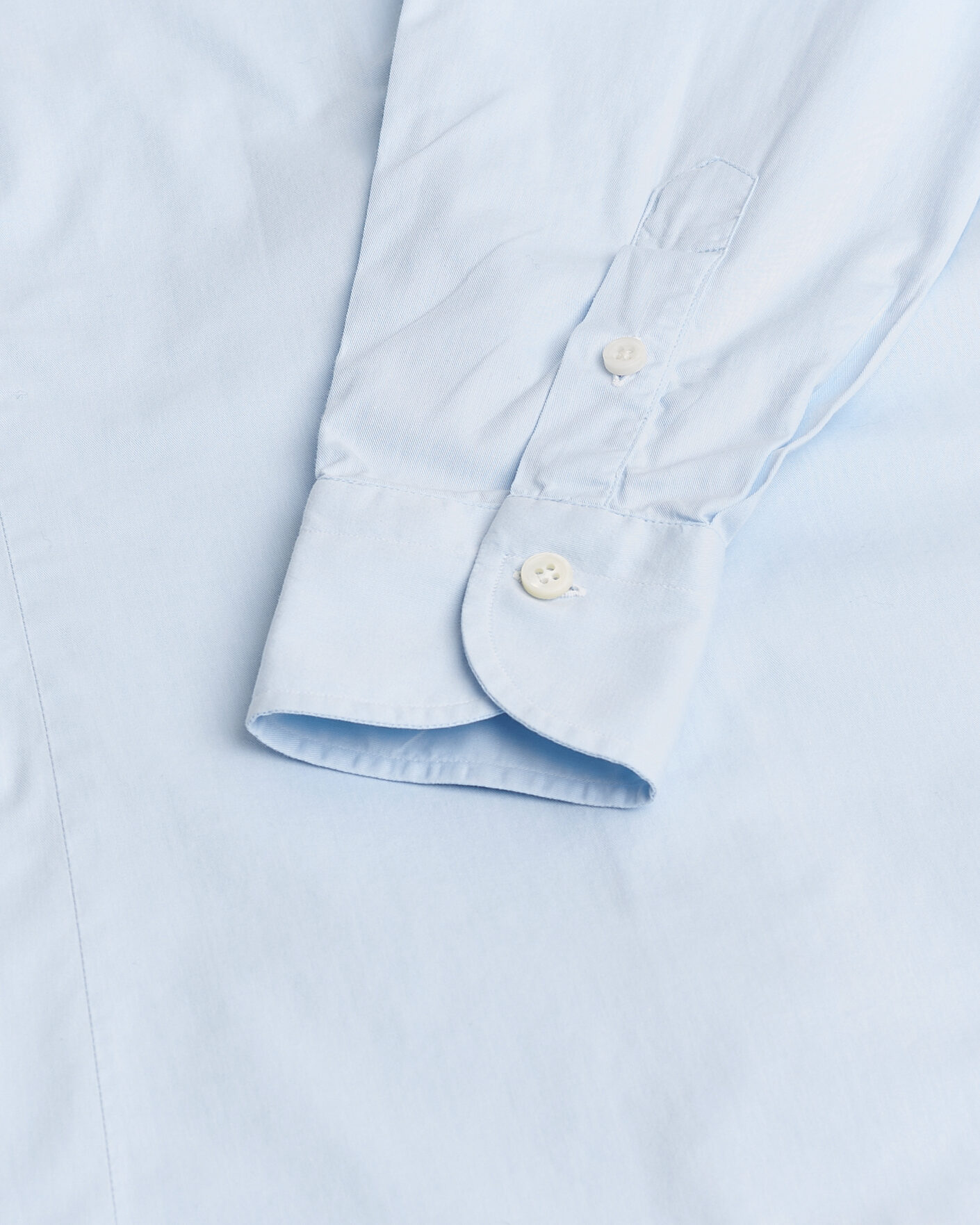Heren | Pre-owned Overhemden | Pre-owned | Mazzarelli Soft Cotton Shirt Light Blue 39 - M