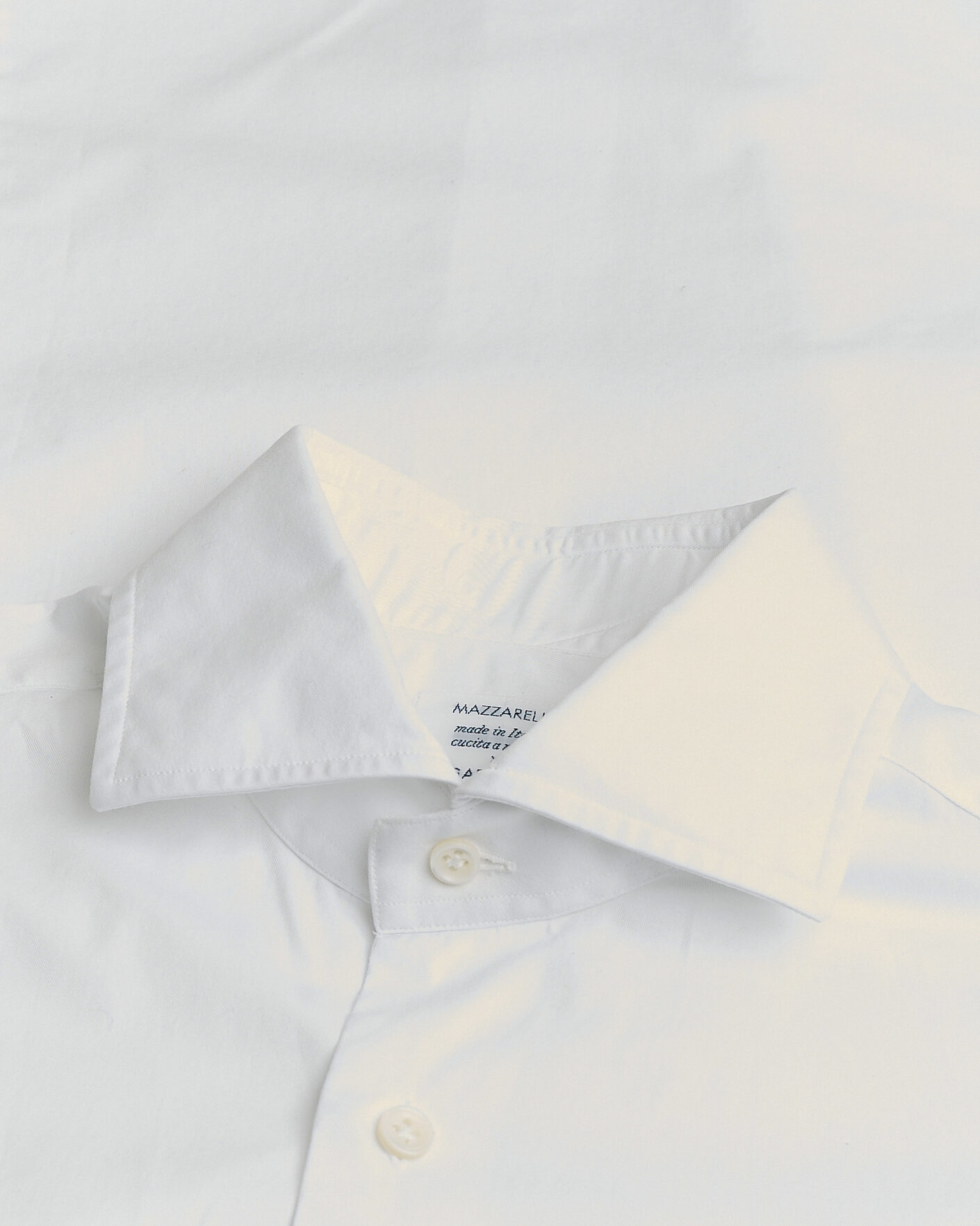 Heren | Pre-owned Overhemden | Pre-owned | Mazzarelli Soft Cotton Shirt White 39 - M