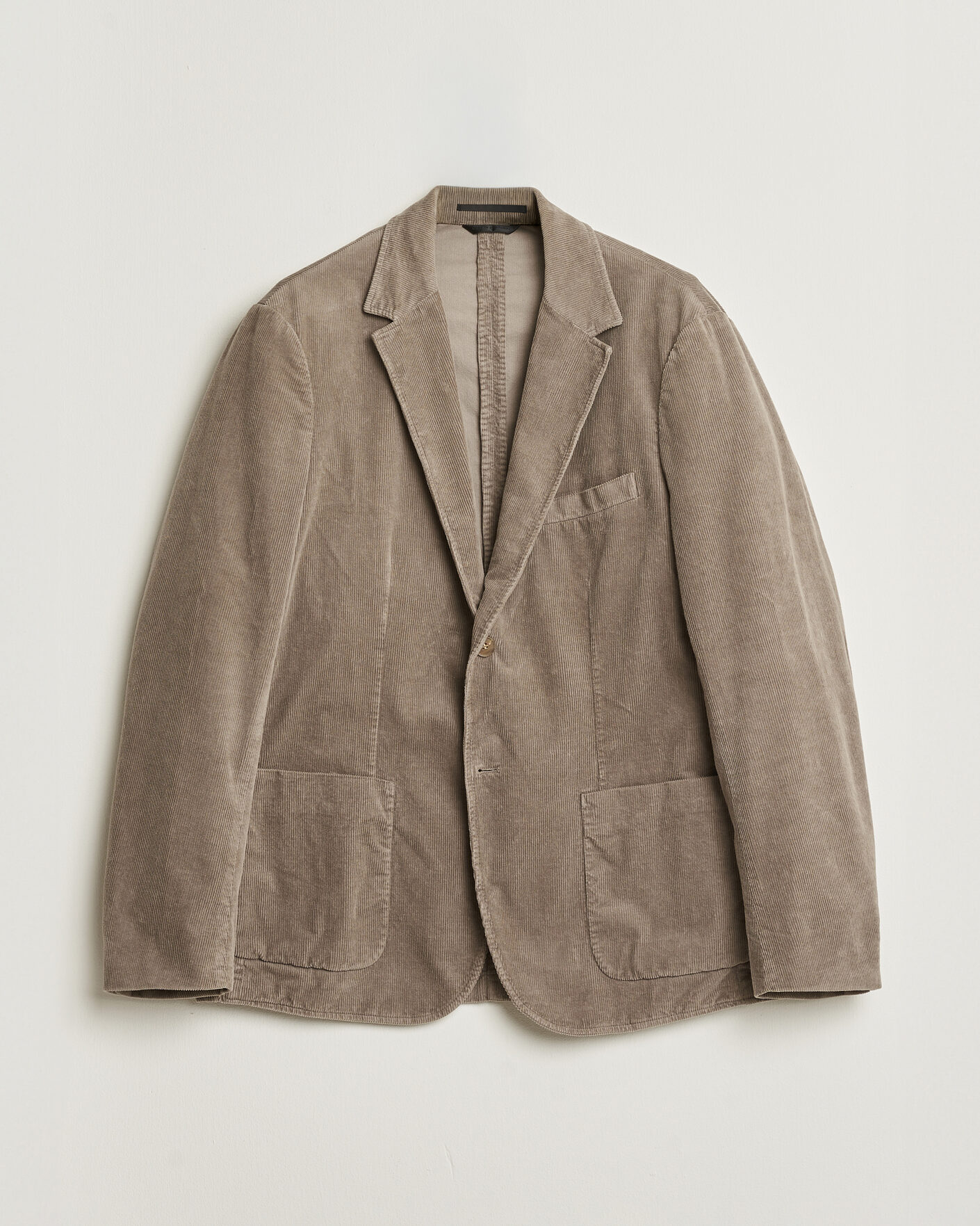 Heren | Pre-owned Blazers | Pre-owned | Sunspel Relaxed Corduroy Blazer Taupe UK42 - EU52