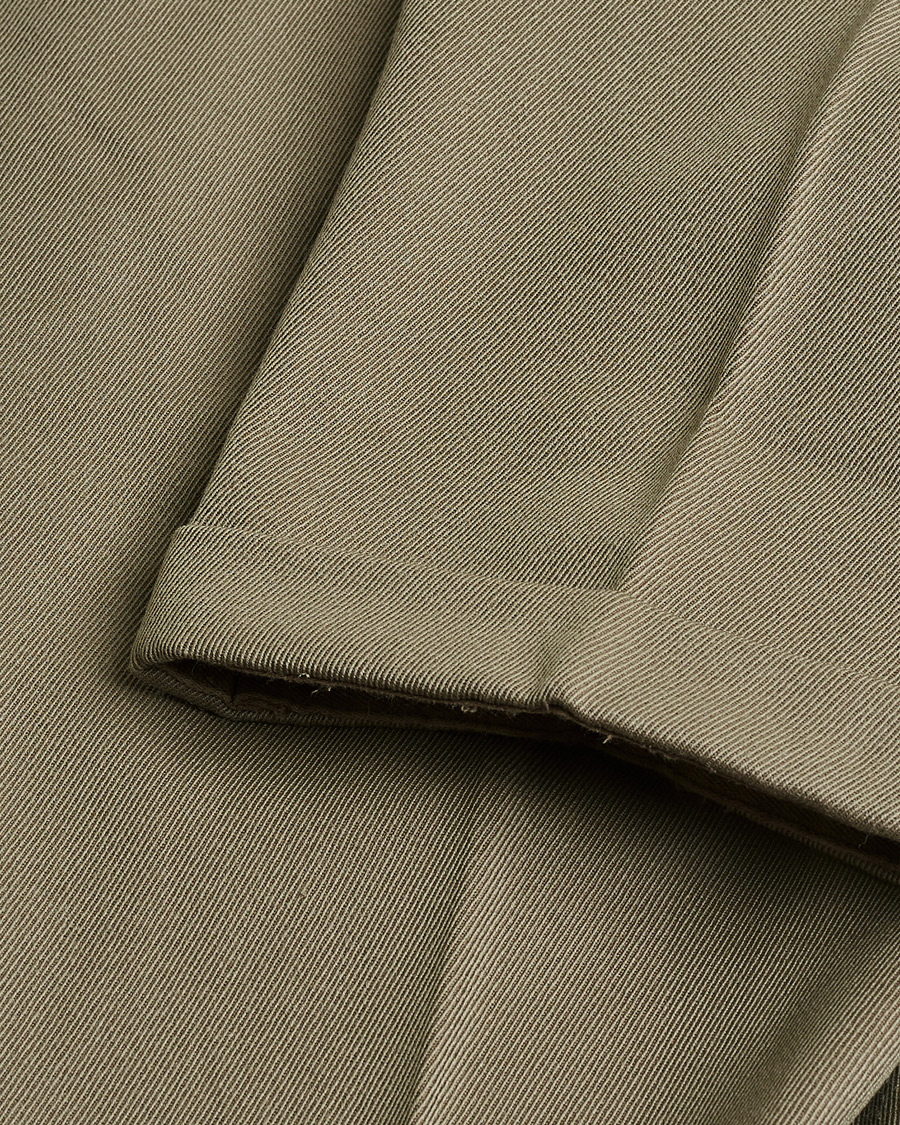 Heren | Pre-owned Broeken | Pre-owned | Rota Pantaloni Twill Cotton Trousers Moss Green 50