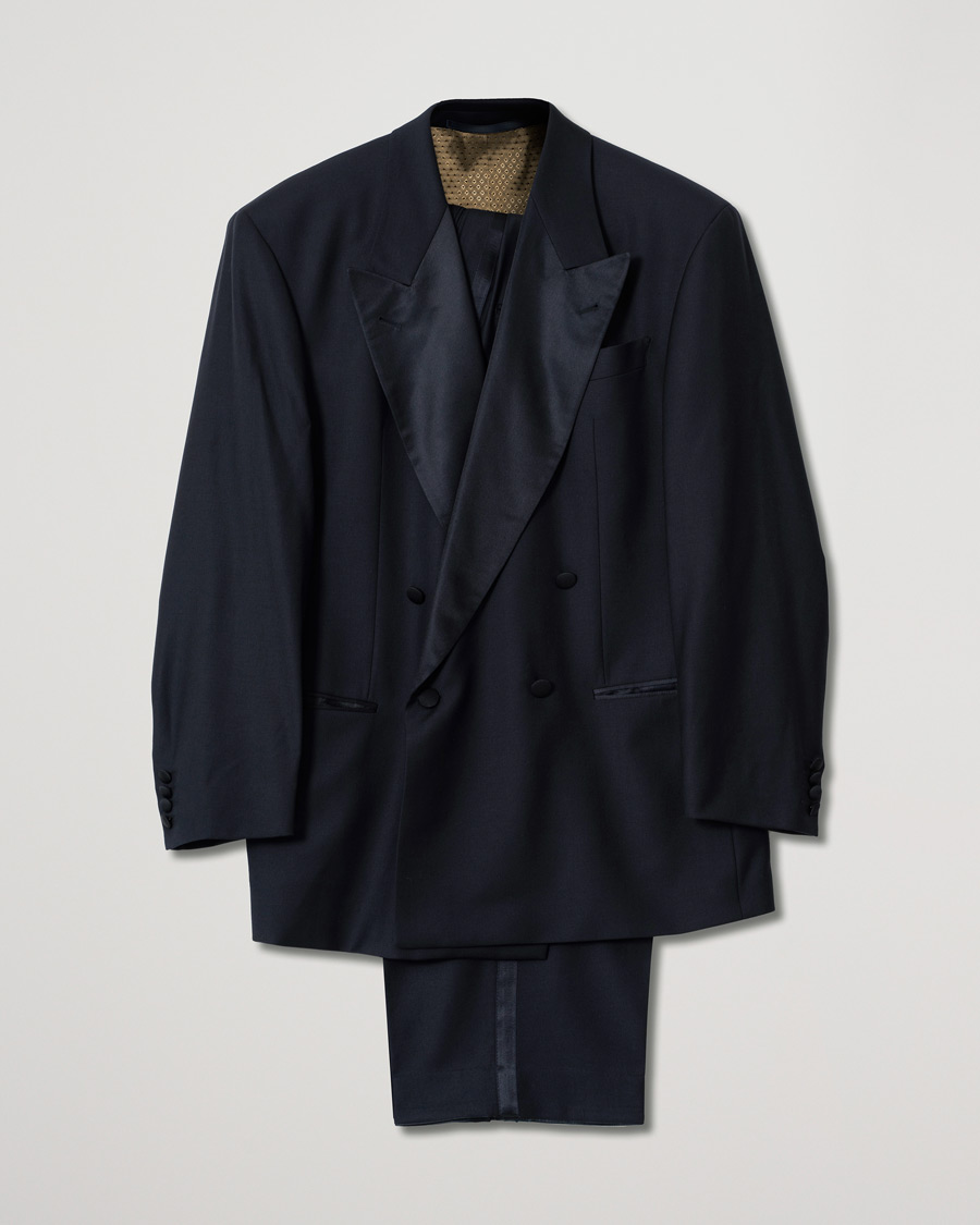 Heren | Hugo Boss Vintage Tuxedo Super 100 Wool Navy 52 | Pre-owned | Hugo Boss Vintage Tuxedo Super 100 Wool Navy 52