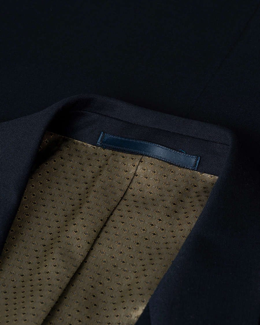 Heren | Hugo Boss Vintage Tuxedo Super 100 Wool Navy 52 | Pre-owned | Hugo Boss Vintage Tuxedo Super 100 Wool Navy 52