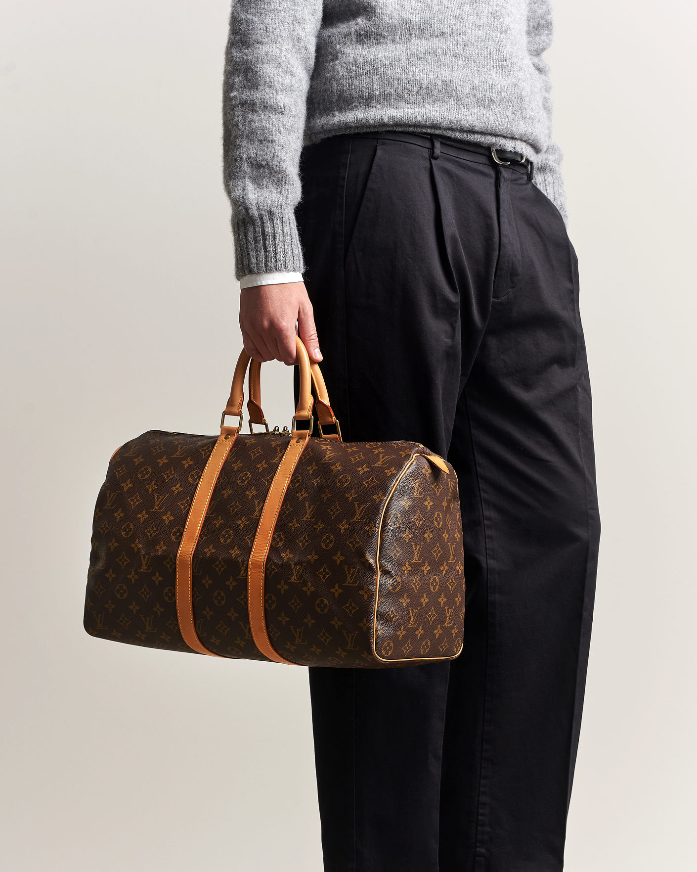 Heren | Pre-Owned & Vintage Bags | Louis Vuitton Pre-Owned | Keepall 45 Monogram